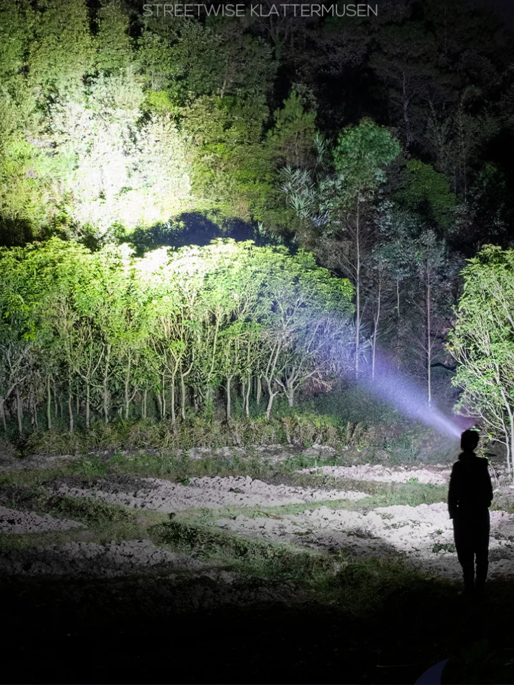 Faros Led recargables para acampada, lámpara de iluminación portátil para trabajo, senderismo, 18650