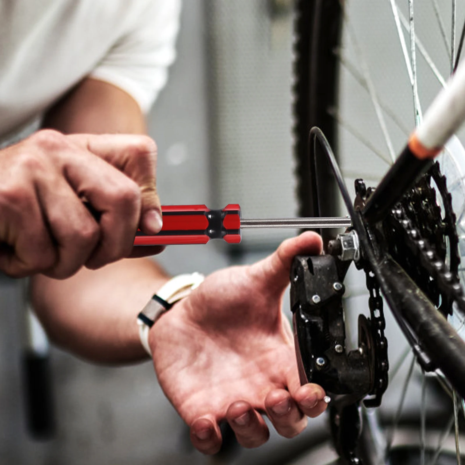 

Tire Valve Core Remover Durable PP Steel Portable Repair Tool Ergonomic Grip Easy Disassembly Installation Valve Stem Removal