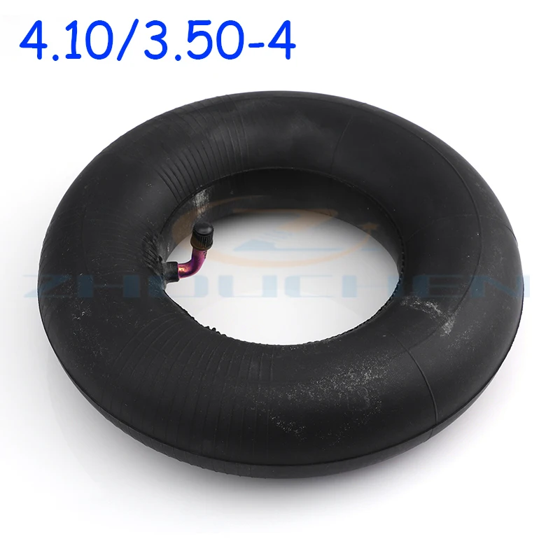 4.10/3.50-4 Battery Car Inner Tube Modified Natural Rubber Thickened Inflatable Inner Tube Metal Valve Elbow Inner Tube