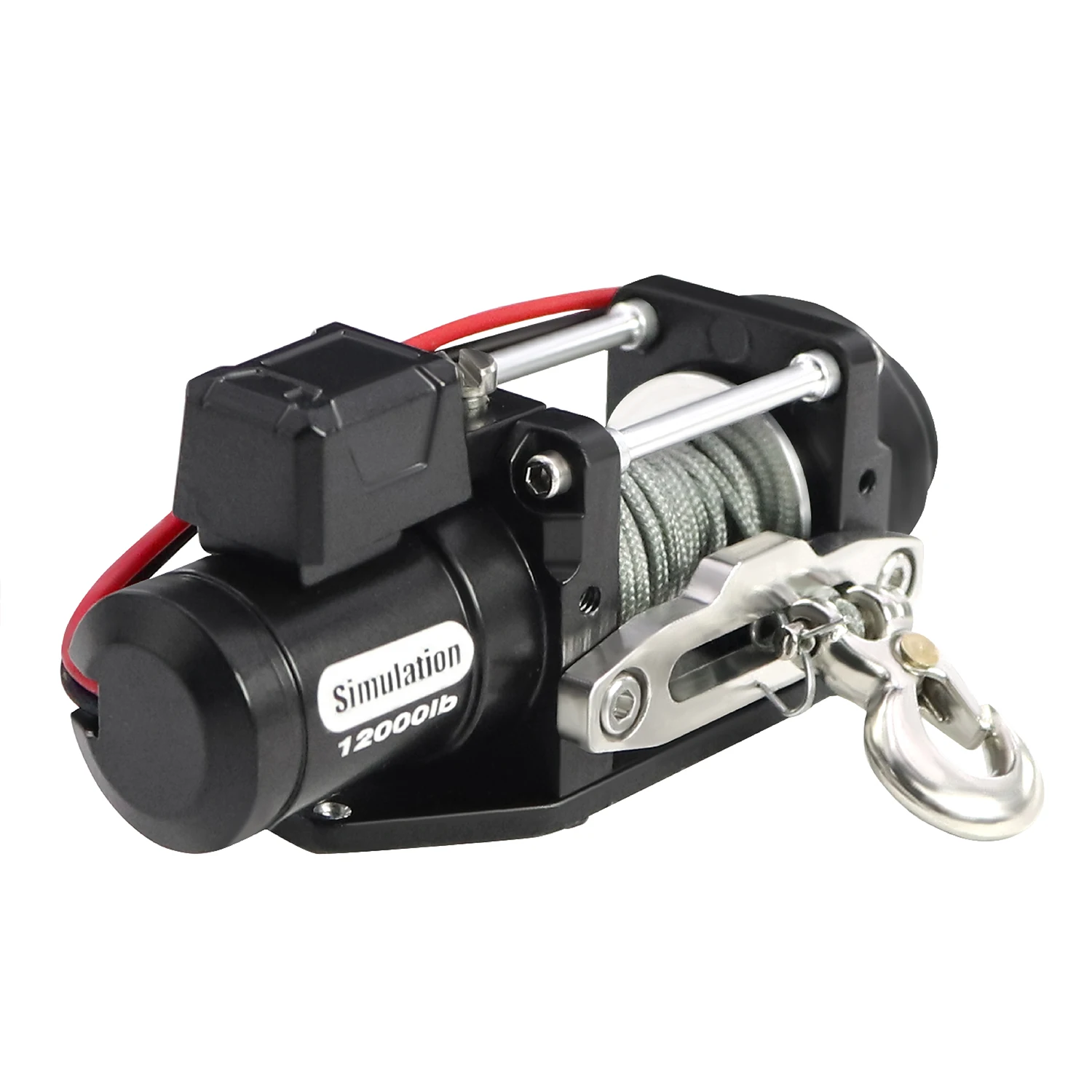 1/10 RC مقلد ونش كهربائي معدني ل 1/10 RC الزاحف سيارات محوري SCX10 II III TRX4 TRX6 RC4WD D90 D110 Yikong ترقية أجزاء #3