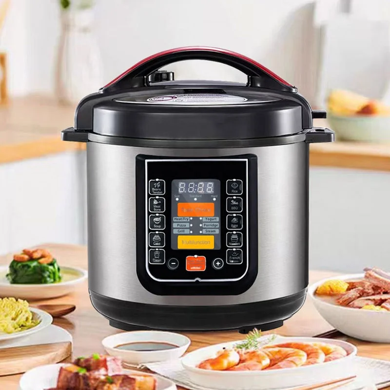 High Quality Home Electric Pressure Cooker 5 Litre 6 Litre Multifunction 16 in 1 Stainless Steel Housing Pressure Pot Cooker