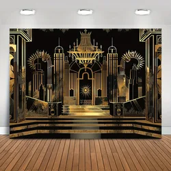 One Great Gatsby themed photo background, vintage photography background, wedding birthday party decoration