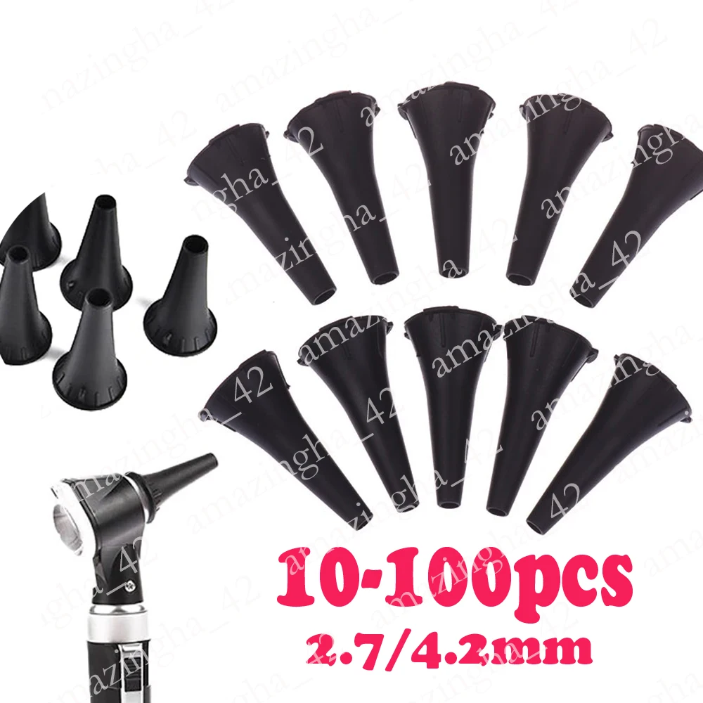 

10-100PCS Reusable Human Ear Speculum Otoscope Accessory Nozzle Specula Replacement Cone Funnel