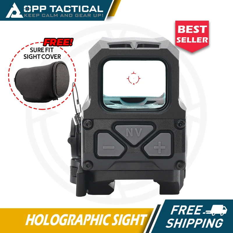 Tactical Holographic Red Dot Gen2 Optic Sight for Milsim Airsoft with Full Markings