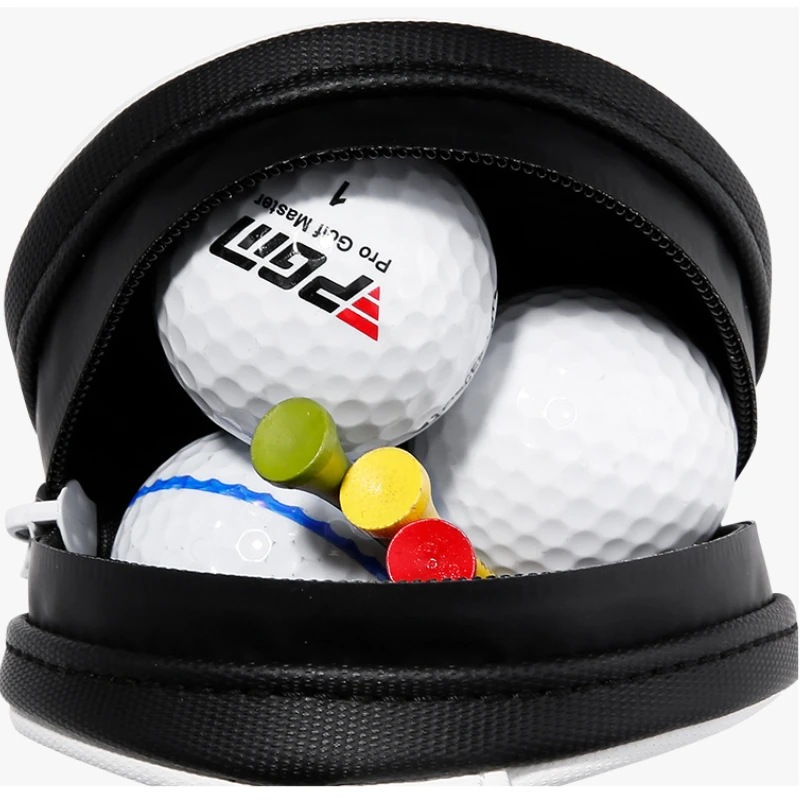 PGM Mini Small Golf Ball Bag Waterproof, Portable, Can Hold 3 Balls Storage Bags Accessories SOB011