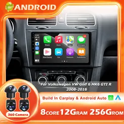 Car Radio For Volkswagen VW Golf 7 MK7 GTI 2012-2020 Wireless Carplay Android Auto Multimedia GPS Stereo Video autoradio tools