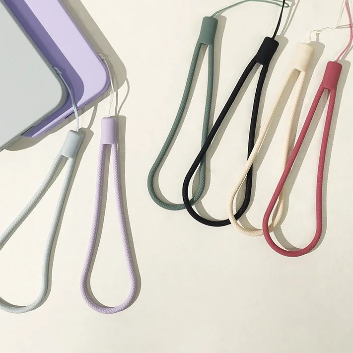 

1PCS Silicone Phone Strap Portable Hand Wrist Lanyard Chain for IPhone Xiaomi Samsung Universal Phone Anti-Lost Ropes