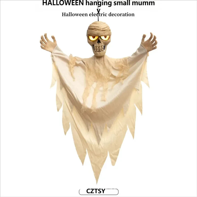 For Halloween Luminous Mummy Charms Voice Activated Sensing Horror Ghost Decorations Party Scene Arrangement Props