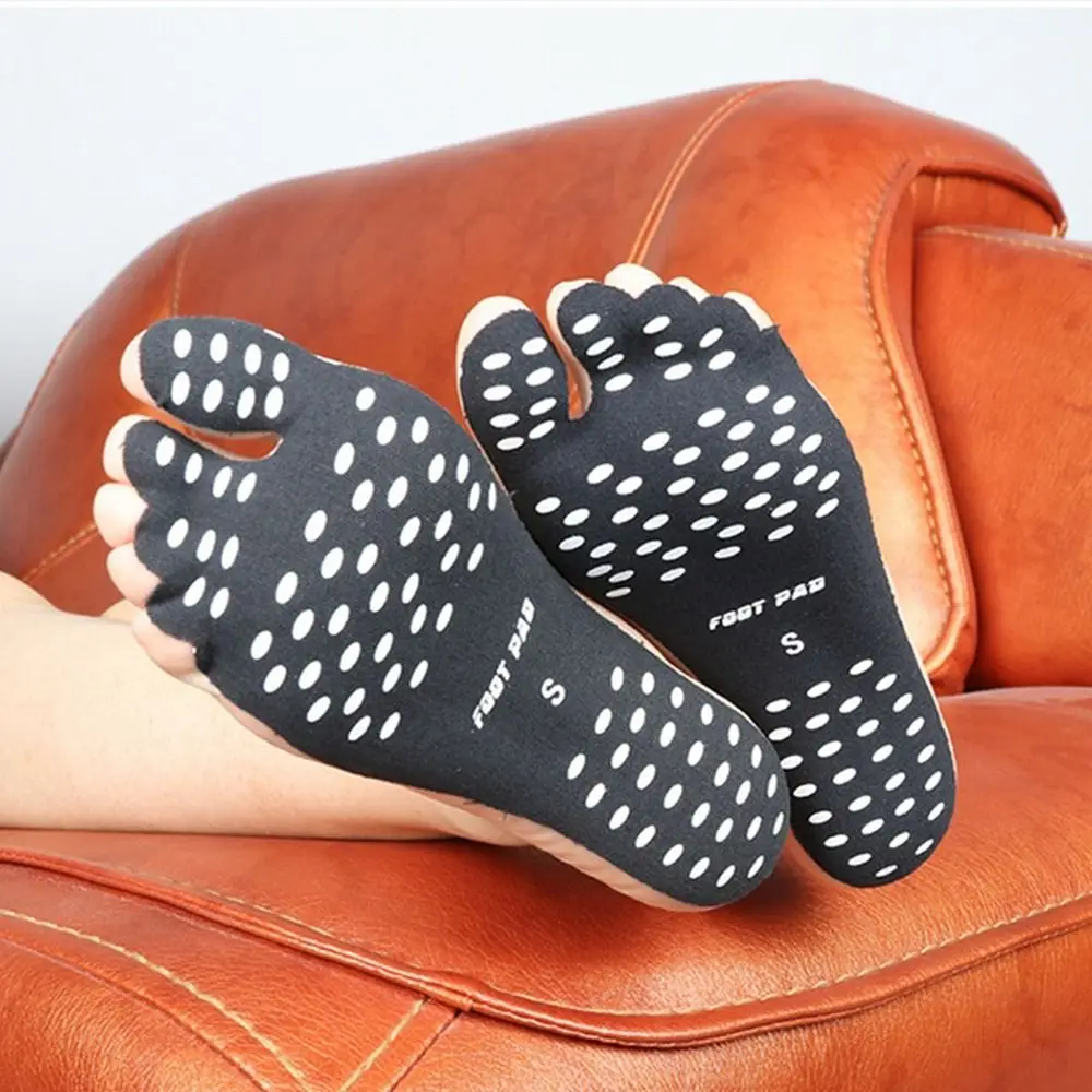 Non-slip Adhesive Insoles Anti Slip Silica Gel Beach Shoes Footpads Sticker Barefoot Stick Beach Foot Patch Pads Seaside