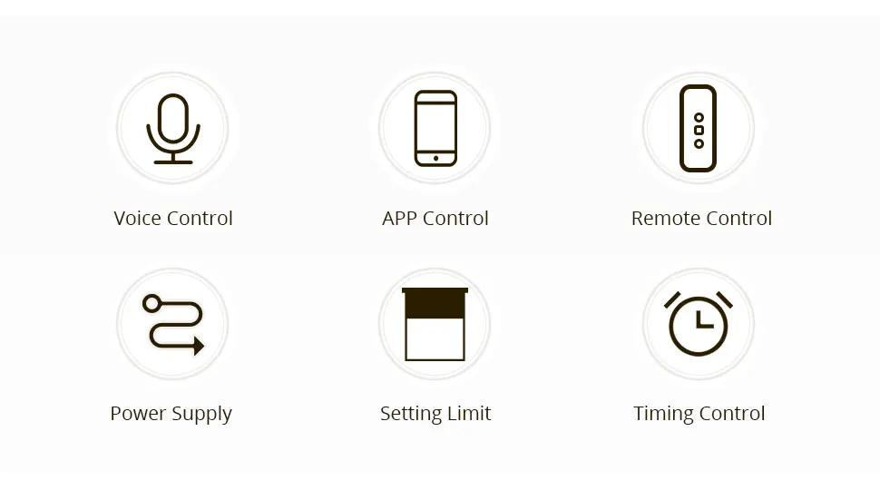 Zemismart WiFi-Elektro-Rollo-Motor, funktioniert mit Tuya-App für Wabenvorhang, Aluminium-Jalousien, römischer Schatten, Alexa, Google Home – Detail 2