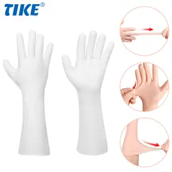 1 Pair Reusable Moisturizing Gloves Overnight Long Dry Hands Full Finger Treatment Hands Care Anti Cracking for Men and Women