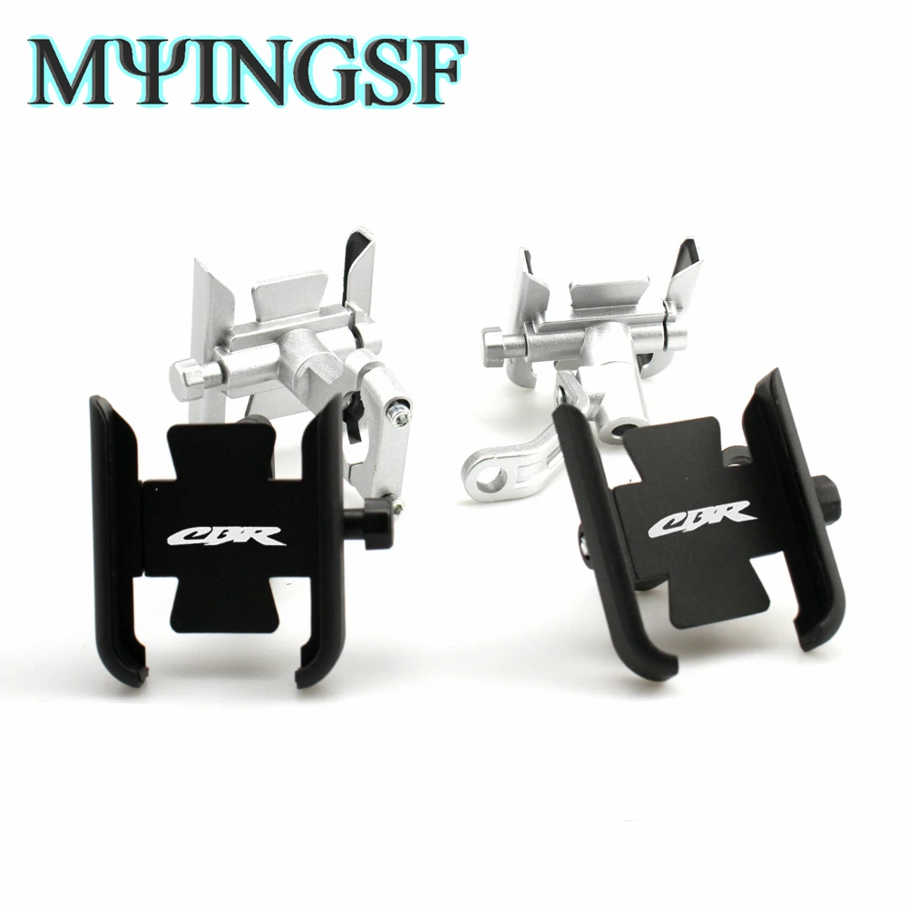 

For HONDA CBR600RR CBR1000RR CBR500R CBR300R CBR250R CB150R Motorcycle CNC Handlebar Mobile Phone Holder GPS Stand Bracket