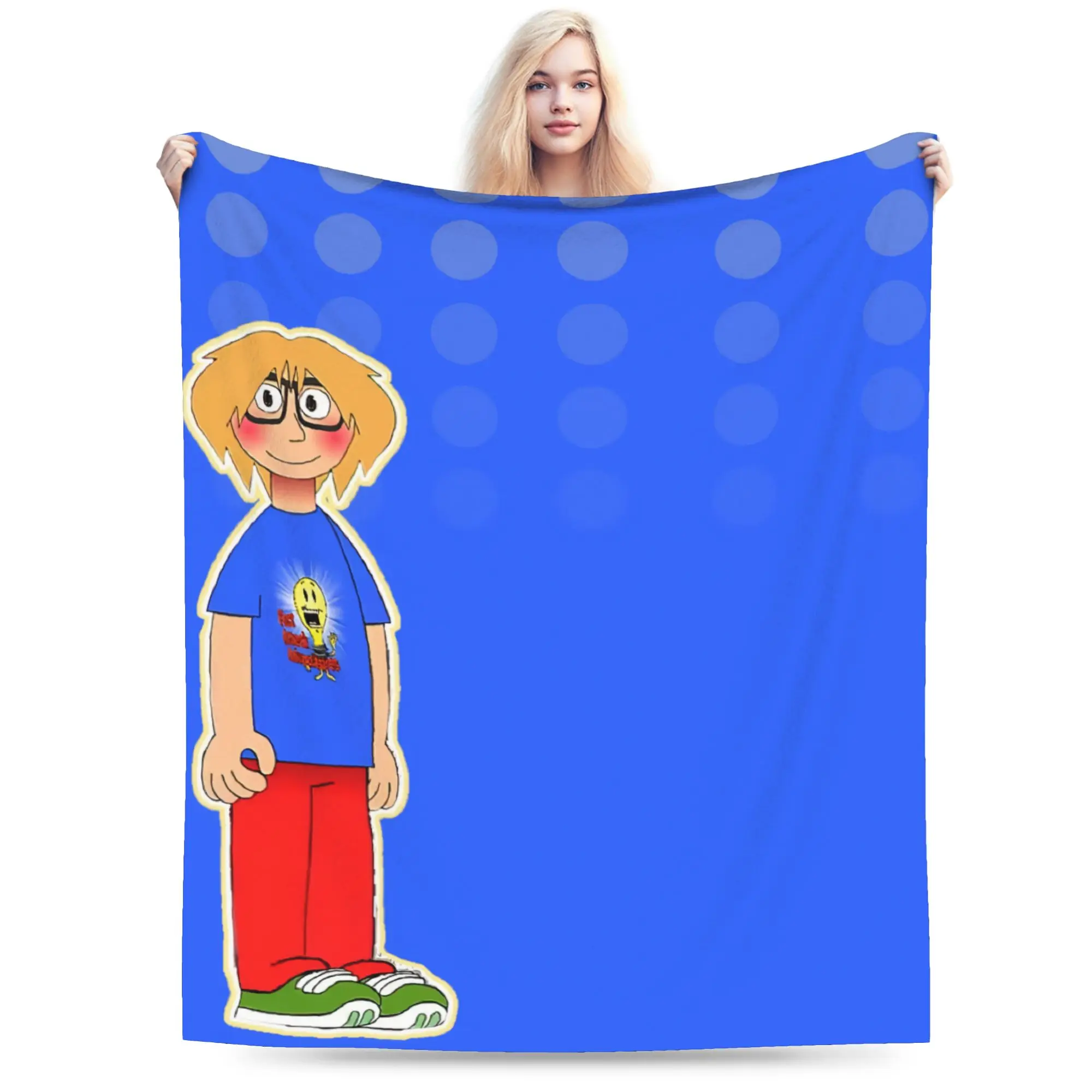 F-Fact A-Attack Adventures Blanket Super Soft Warm  Throw Blankets for Sofa 50x60 Inch Multi-size Rug Piece