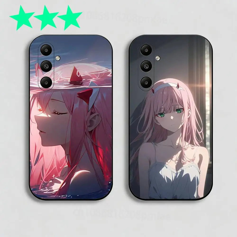 Cute Darling Girls Zero Two Phone Case For Samsung GalaxyA20,21,,40,41,51,71 Ultra Protective Phone Shell