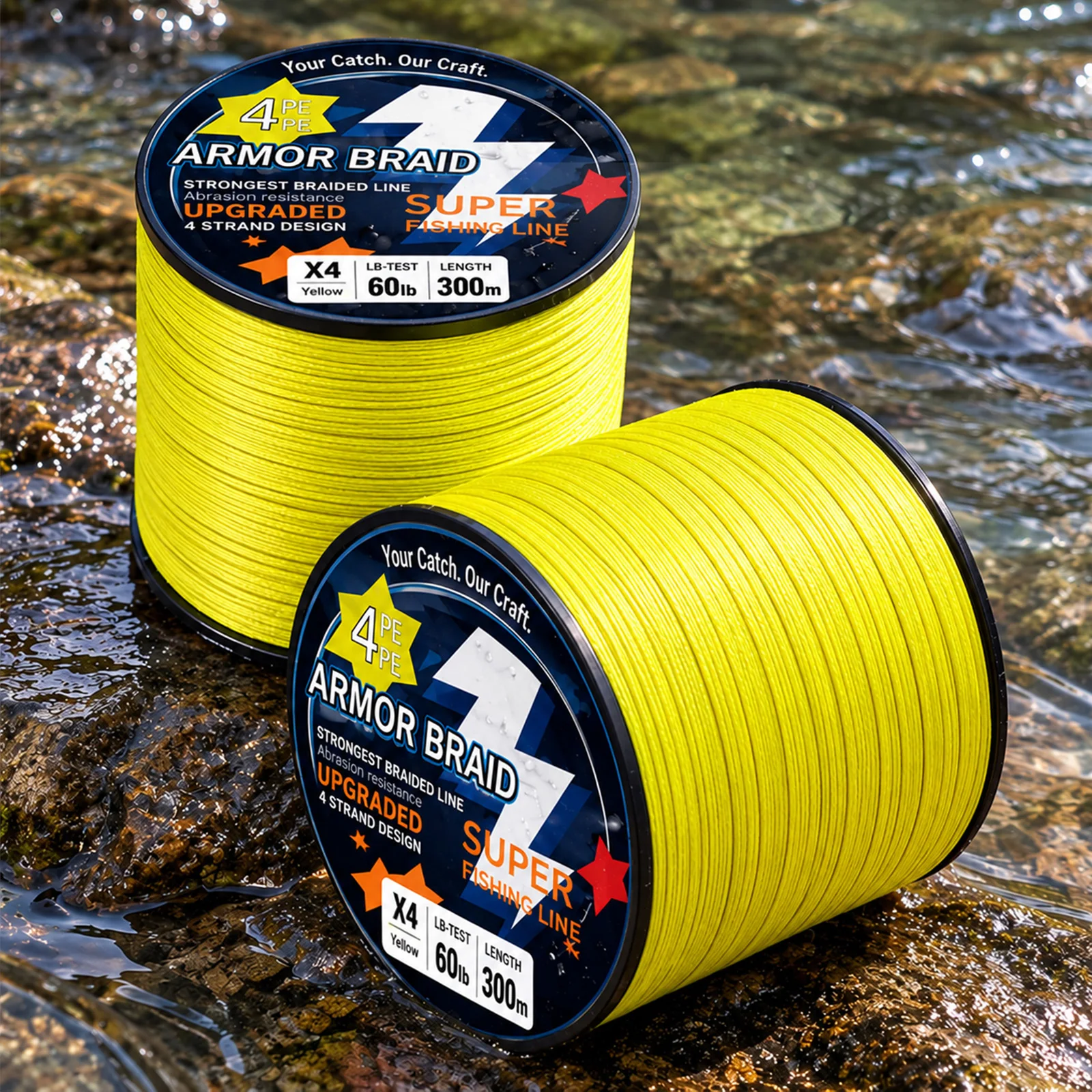 Freshwater Line - LOONGBRAID 4.5-36.6KG X4 Strands Braided Fishing