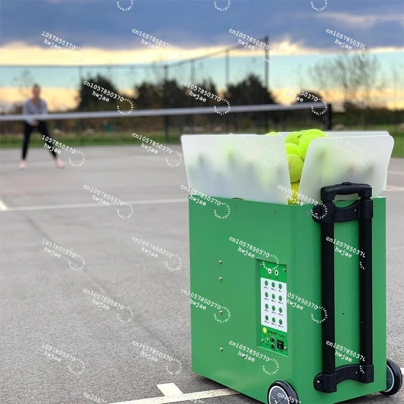 Tennis Serve Machine Trainer Mobile Phone Programming Remote Control Tennis Serve Machine
