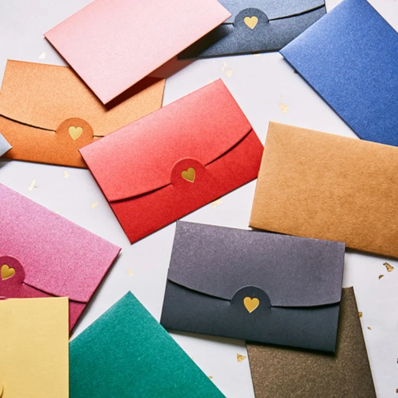 20pcs Small Greeting Card Envelope Card Business Card Envelope Card Love Mini Envelope Card Message And Greeting Card
