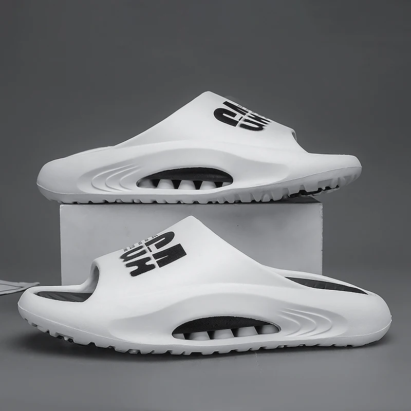 Men's Slippers Summer New Style Thick - Soled Fashion Trend Lightweight Leisure Home Flip - Flops