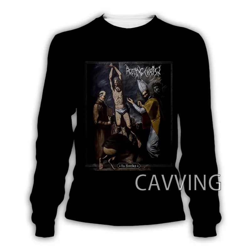 CAVVING 3D Printed Rotting Christ Crewneck Sweatshirts Harajuku Styles Tops Long Sleeve Sweatshirts for Men/women  H02