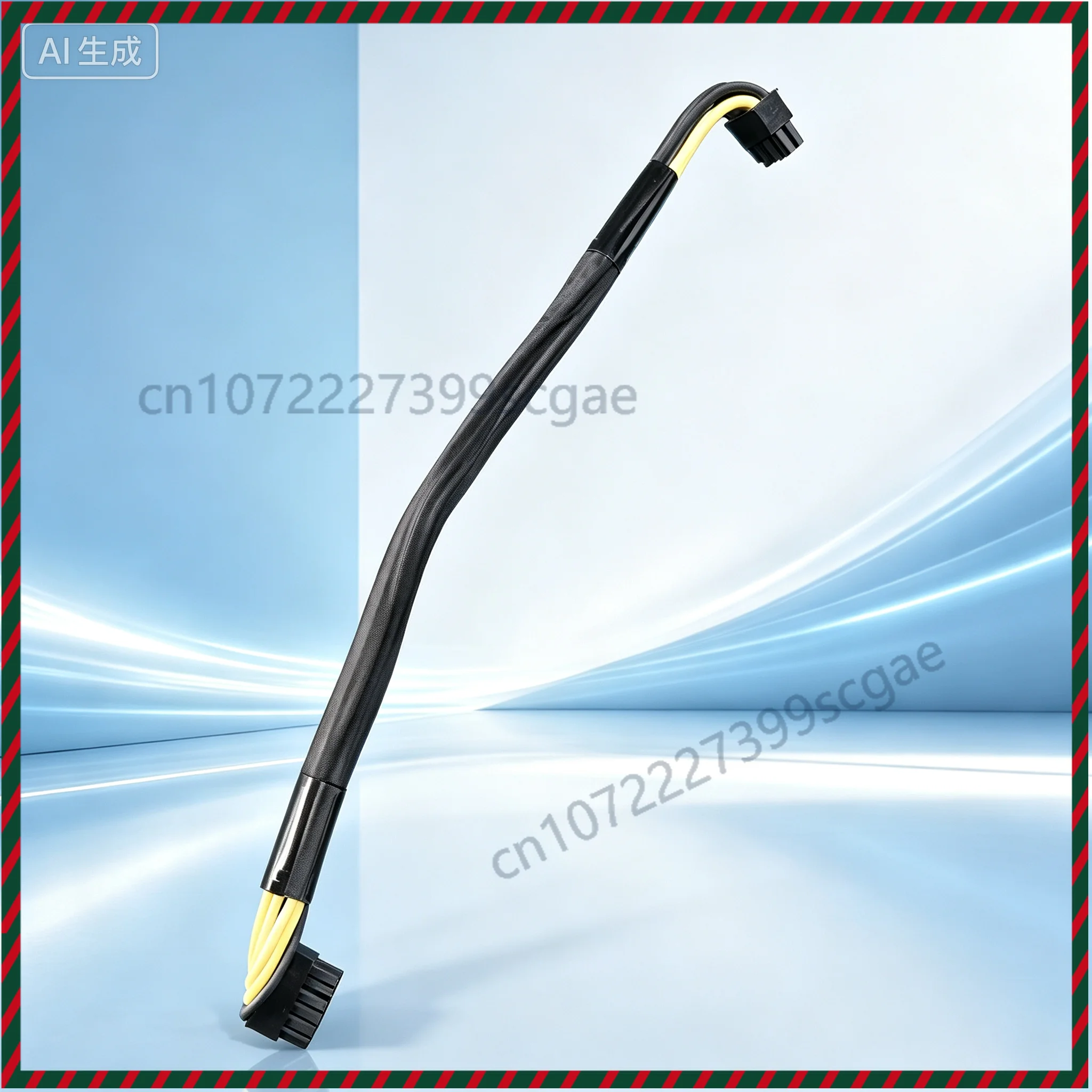 Replacement 12-Pin GPU Main Board to RISER Cable for Dell Poweredge R840 DJ25F