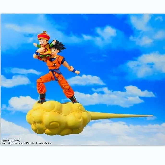 Bandai SHF Sun Wukong Sun Wuhan's Childhood Somersault Cloud Father and Son Set Limited Dragon Ball Super Moving Anime Series