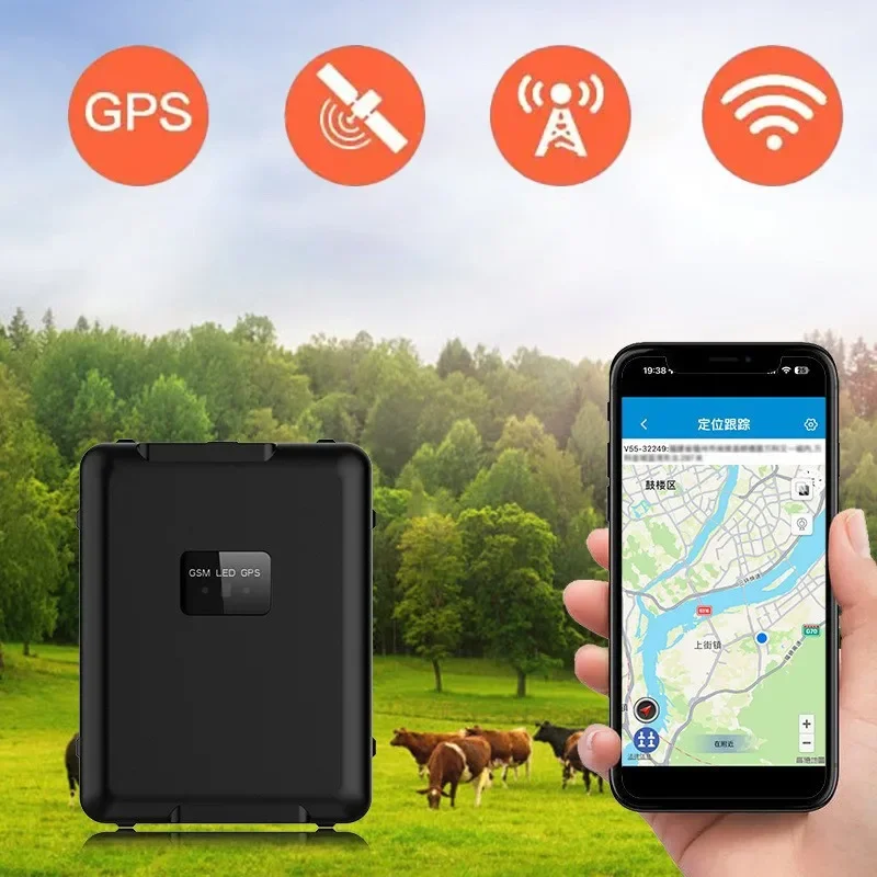 

New 4G Herding GPS Geo-fences Waterproof 20000mAh Long Standby Time Tracking Device for Tracker Sheep Cow Cattle Horse Locator