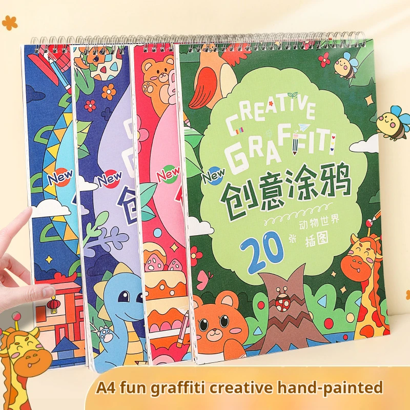 

Kids Coloring Book Creative Drawing Quiet Book Montessori Busy Book For Toddlers Early Educational Toy Gifts Child Learning Toys