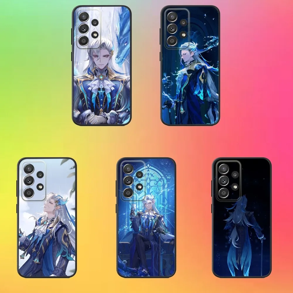 

Genshin N-Neuvillettes Phone Case For Samsung S25,S24,S21,S22,S23,S30,Ultra,S20,Plus,Fe,Lite,Note,10,9,5G Black Cover