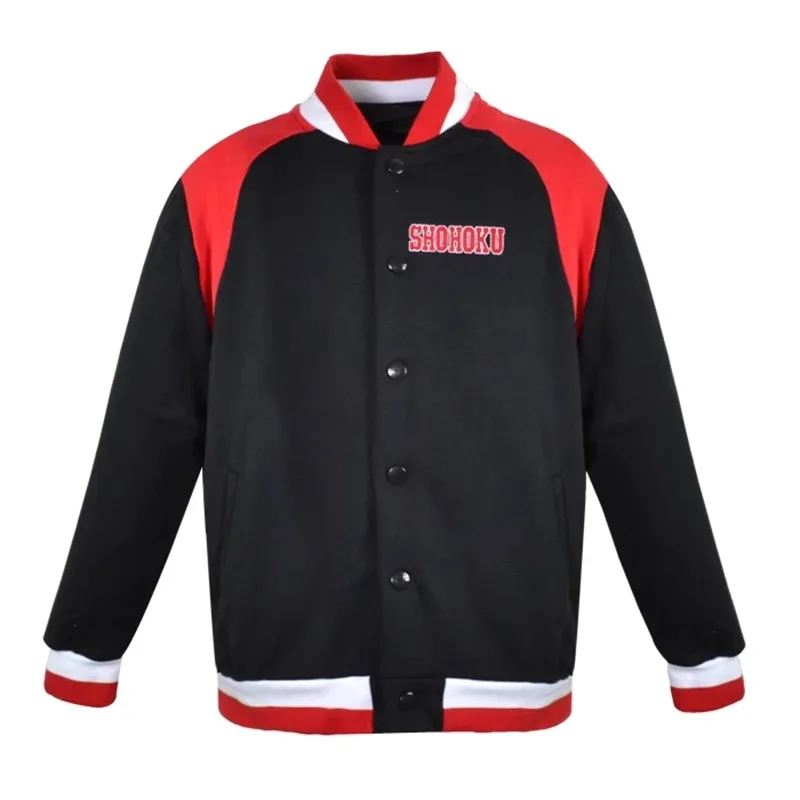 

Аниме Shohoku школьная баскетбольная команда осенне-зимнее пальто Джерси косплей костюм Сакураги теплая куртка топы спортивная одежда униформа