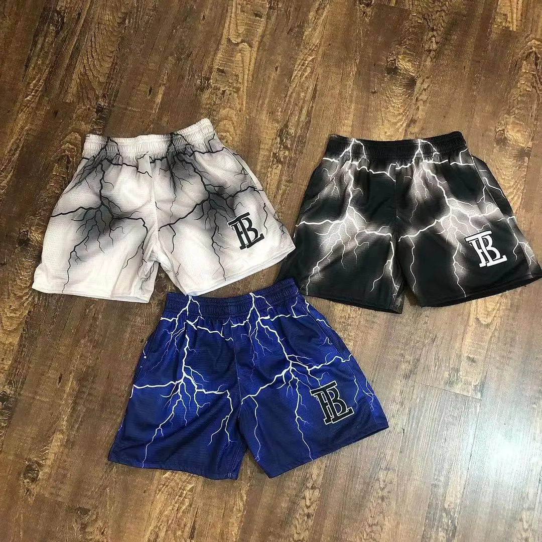 Summer Swimwear Hawaiian Lightning Shorts High Quality Men\'s New style Brand Beach Board Shorts Men Briefs Beach Sports Pant
