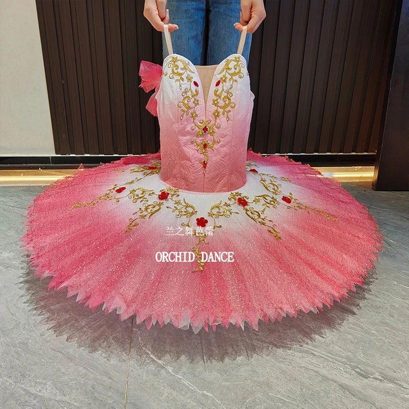 ชุดบัลเลต์สีชมพู BT2506991 สำหรับเด็ก ผู้หญิง และผู้ใหญ่ ขนาดและสีตามสั่ง