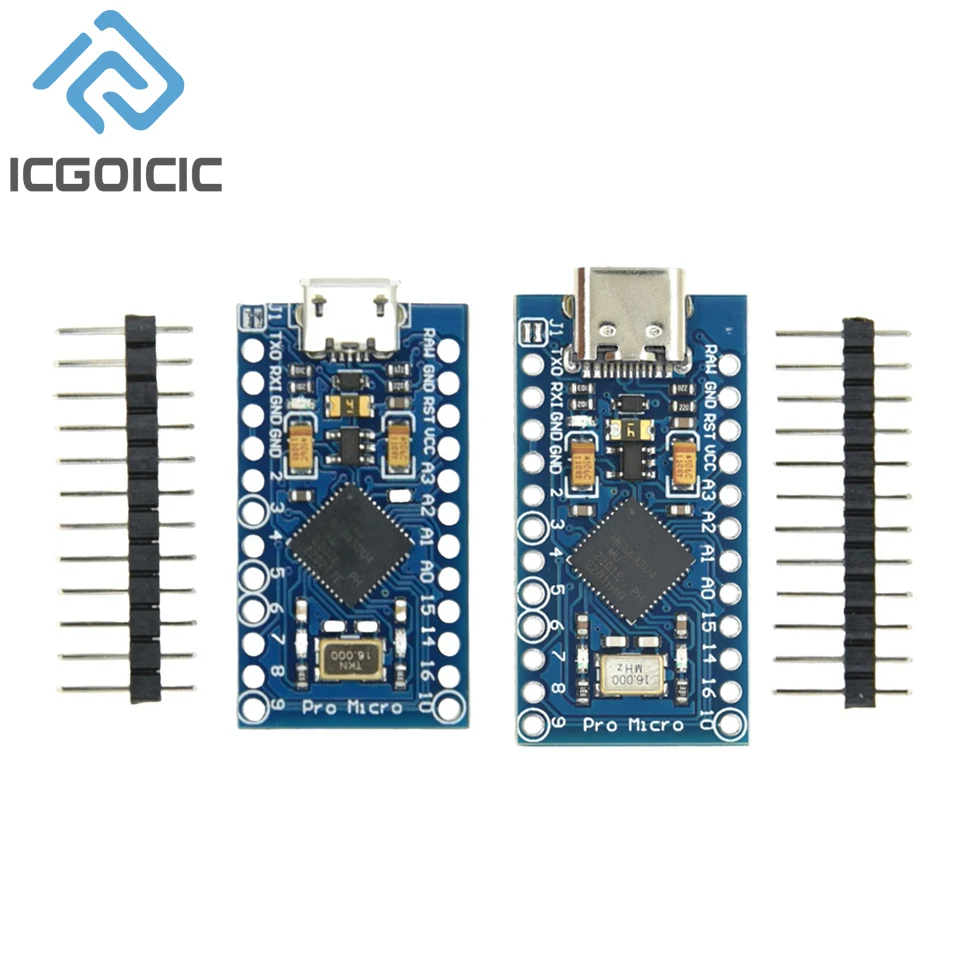 Type-C MICRO USB ATMEGA32U4 Module 5V 16MHz Board For Arduino ATMEGA32U4-AU/MU Controller Pro-Micro Replace Pro Mini