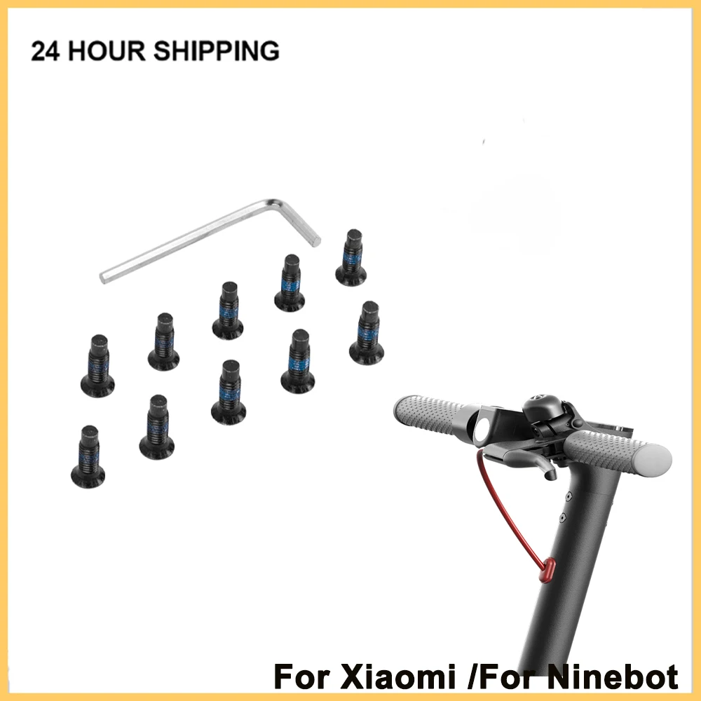 

Винты, трубчатая стойка передней вилки для базового монтажного винта, комплект гаечных ключей для электрического скутера Xiaomi M365 Ninebot Max G30 ES