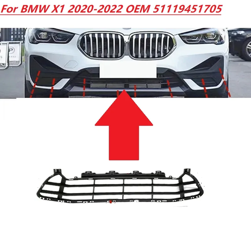 

Front bumper grille For BMW X1 2020-2022 OEM 51119451705