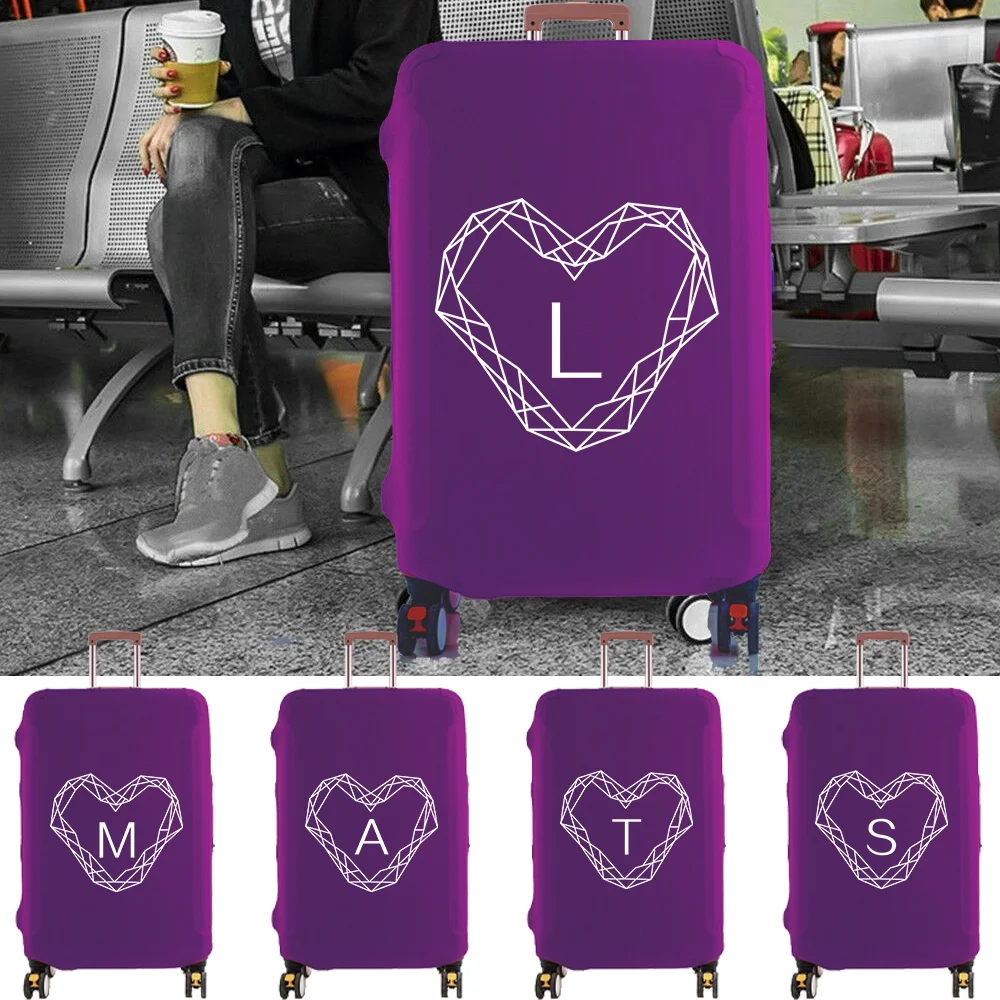 

Trolley Box Cover Thick Elastic Luggage Cover Protector 18-32inch Trolley Box Suitable Go Traveling Dust Cover Washable