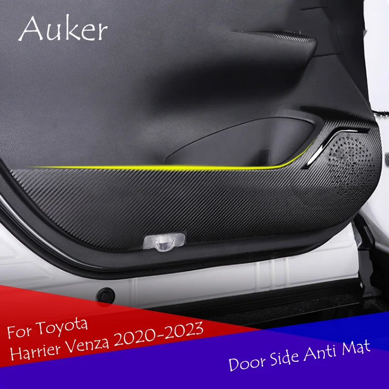 

Car Door Anti-dirty Anti-kick Mat Pad Cushion Sticker Garnish Decoration Car-styling For Toyota Harrier Venza 2021-2023