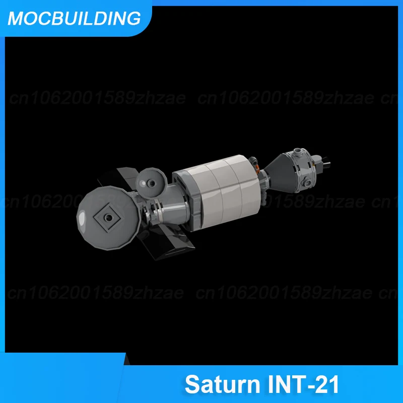 MOC Blocks Saturn INT-21 Simple Alternate Build DIY Assemble Bricks Space Educational Creative Collection Toys Gifts 1737PCS