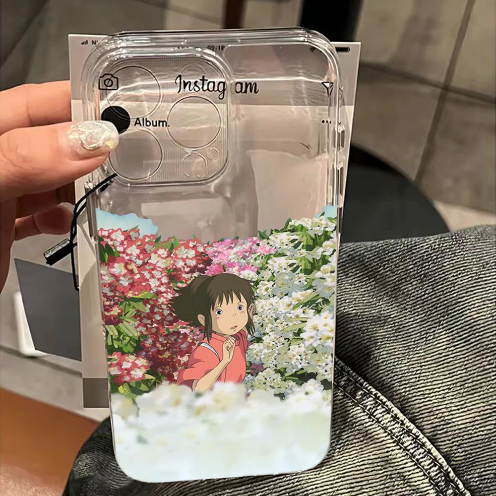 Милый угольный чехол для телефона «Эльфы a-away» для iPhone 17, 16, 16e 15, 14, 13, 12, 11 Pro Max Air Plus, прозрачная задняя крышка