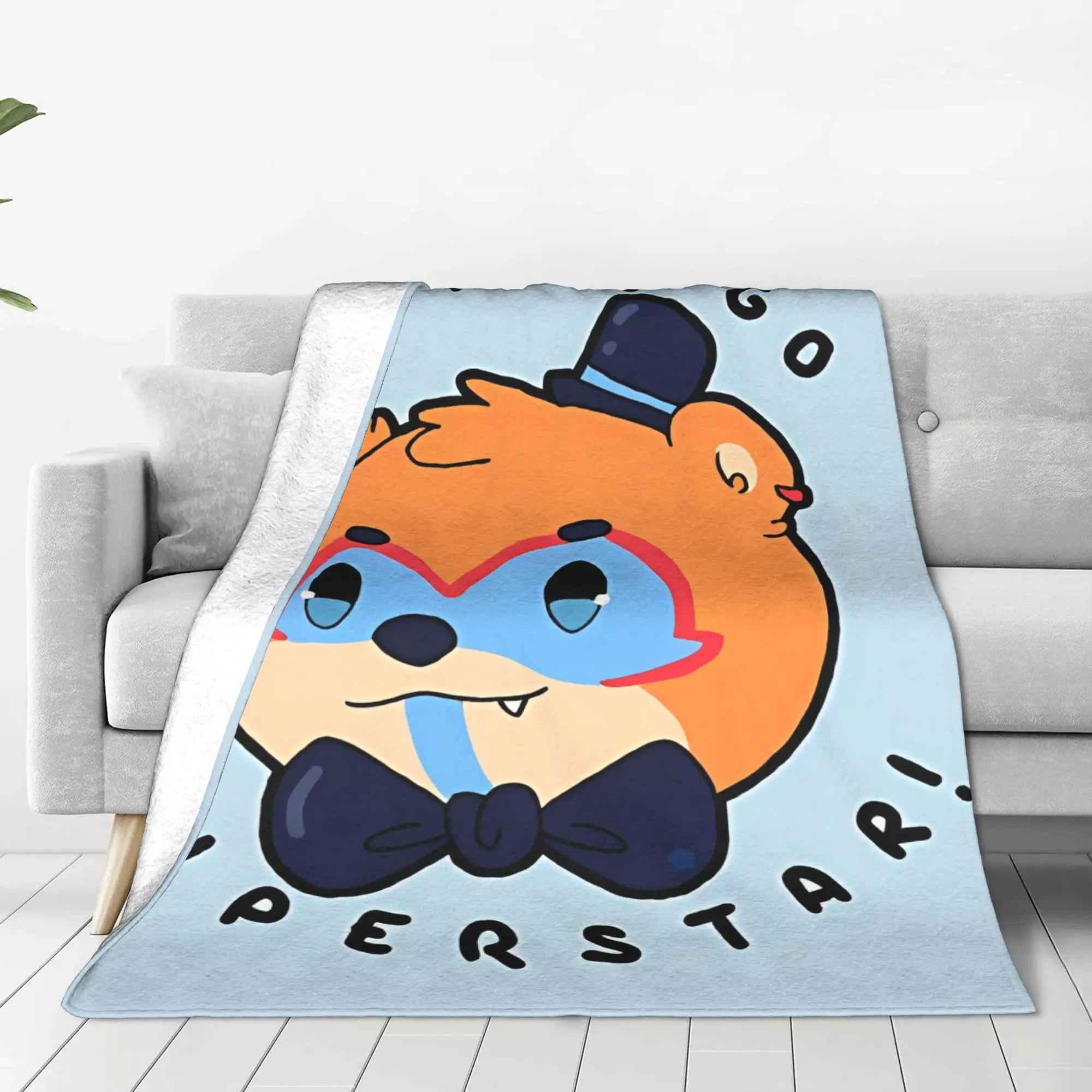 1PC Security Breach  Glamrock F-FNAFS Home Room Decorations Winter Blankets For Adults Bedding Home Interior Sofa Knee