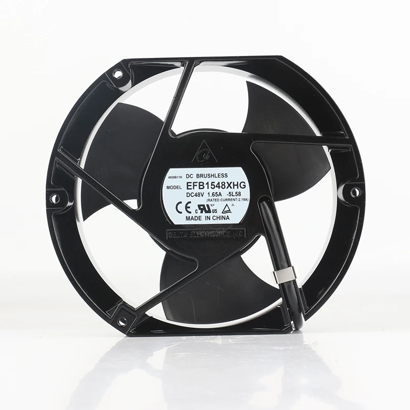 

Delta 12V 24V DC48V EFB1548XHG 1.65A 172X150X51mm 17cm 17251 Large air volume double ball exhaust cooling fan