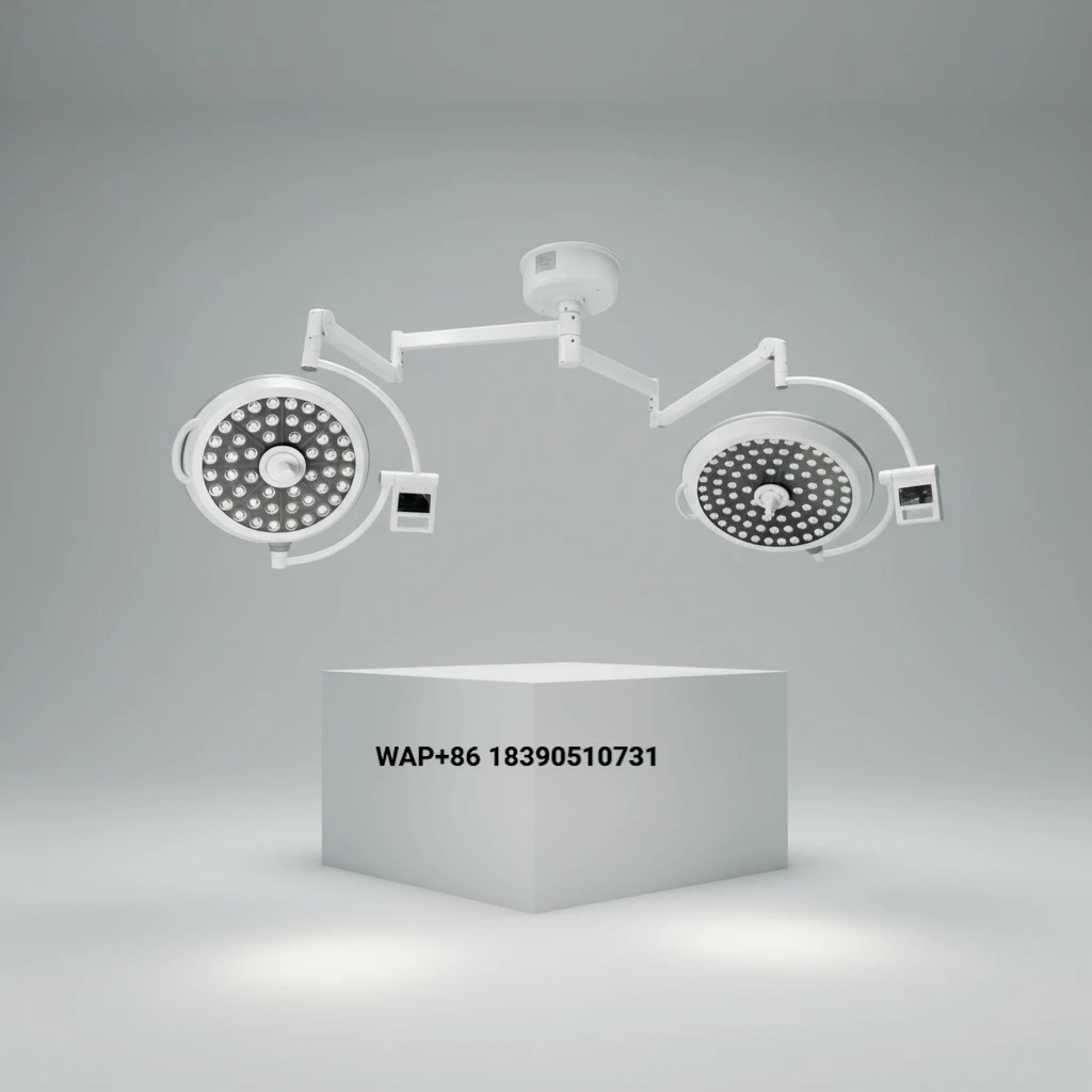 Multi-head condenser double-dome surgical lamp, suitable for multidisciplinary or complex surgical work