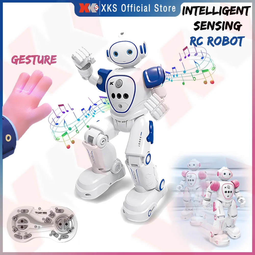 

JJRC R21 RC Robot 2.4G Remote Control Dancing Gesture Action Figure Toy Robot Control RC Robot Toy for Children Birthday Gift