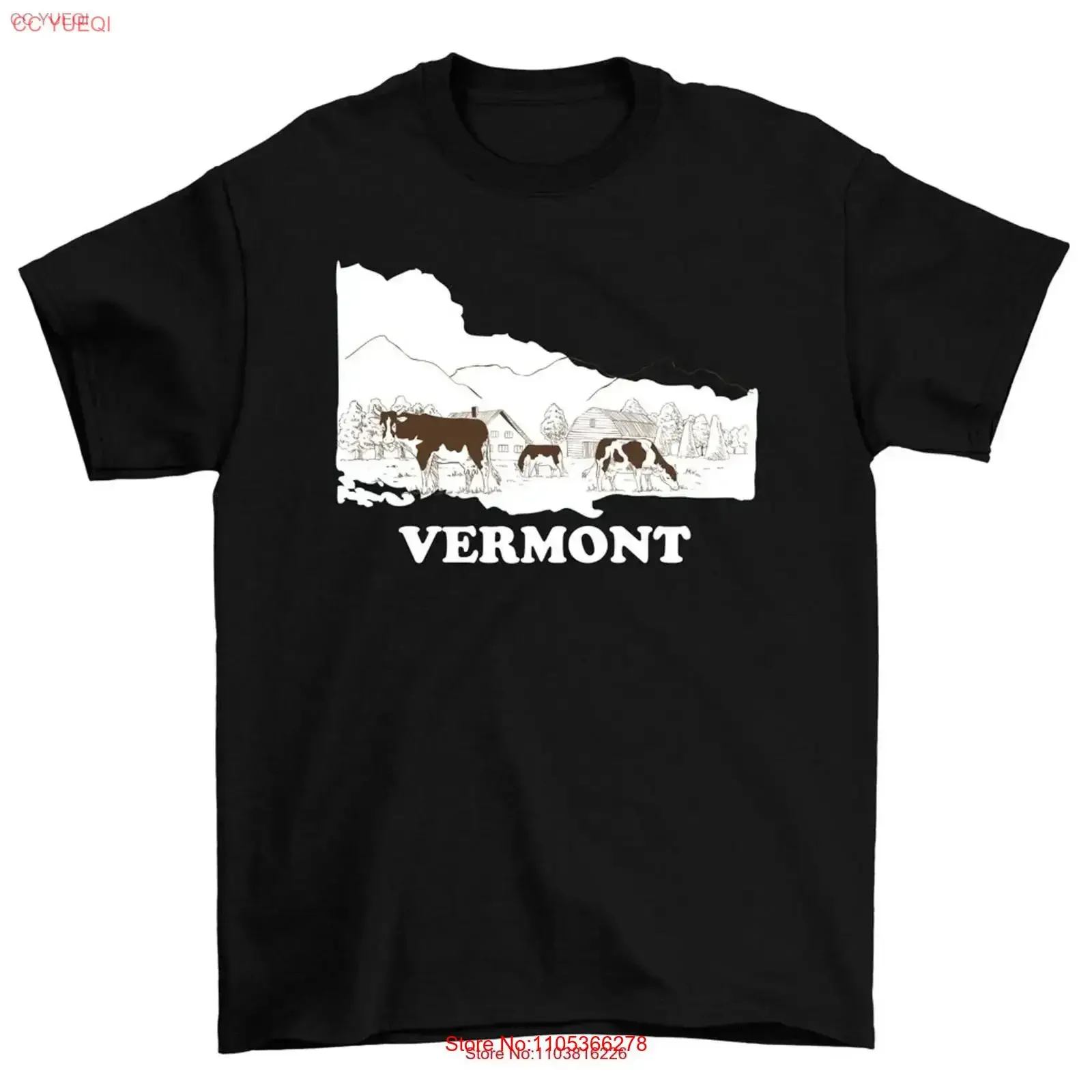 Vermont Cow Farm Farmer Dairy T Shirt vintage Washed Stylish Breathable graphic Unisex Top For Everyday Wear designer clothes