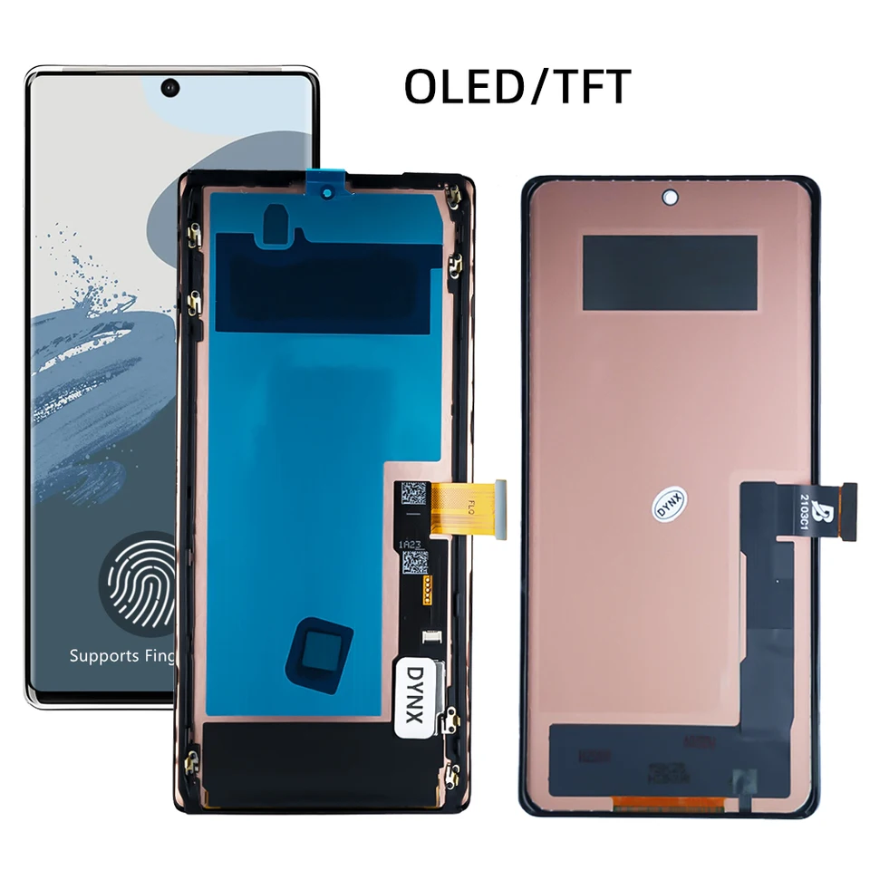 Pantalla AMOLED de 6.7" para Google Pixel 6 Pro GLUOG G8VOU, con marco, táctil y digitalizador, repuesto 6