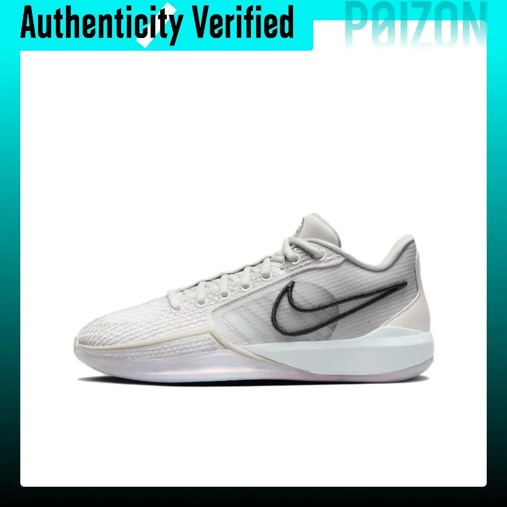 Nike Sabrina 1 Basketball Shoes Women's Low-top Photon Gray/Oxygen Purple/Light Smoke Gray/Coal Black FQ3389-010