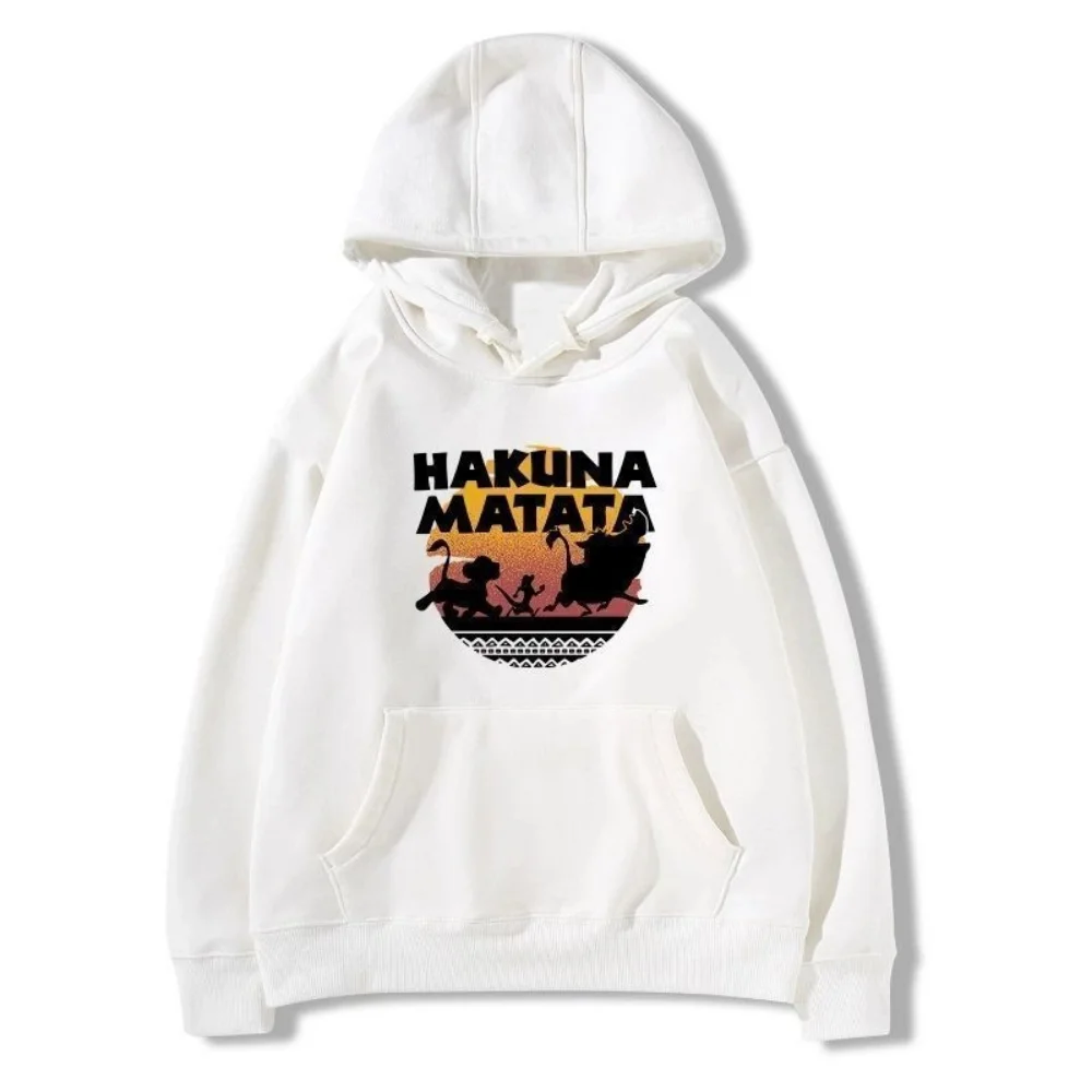 

Disney Lion King Men's Sweatshirt New Autumn and Winter Warm Men's Hoodie Casual All-match Men's Clothing