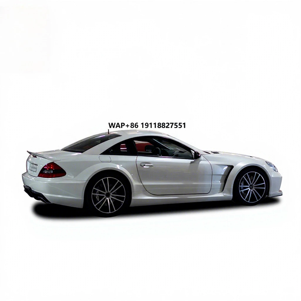 

Factory Direct Black Series Carbon Fiber Side Skirt Extensions for Bens SL