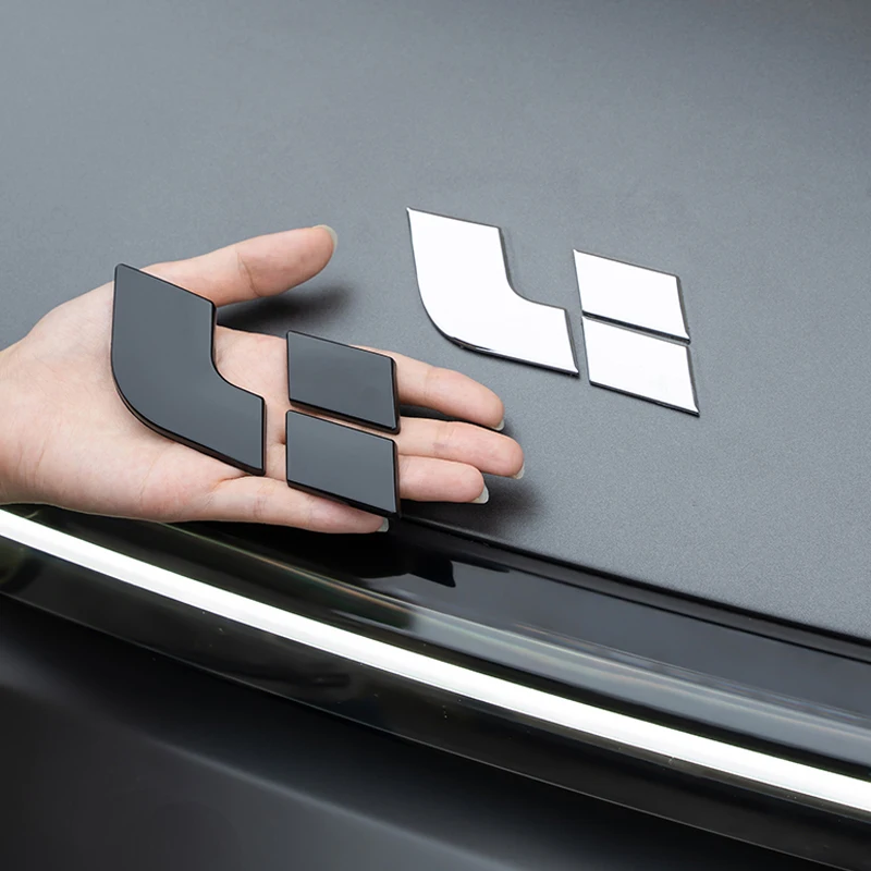 Car Emblem Sticker Black For Li Lixiang L7 2022 2023 Auto Front Rear Logos Decoration Modified Accessories - Image 5