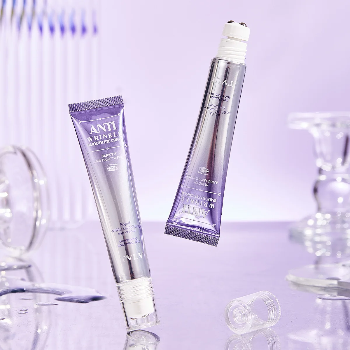 TVLV Roll On Eye Serum Moisturizing Massage Eye Ball Fade Eye Lines Bags Dark Circles Nourishing Skin Care