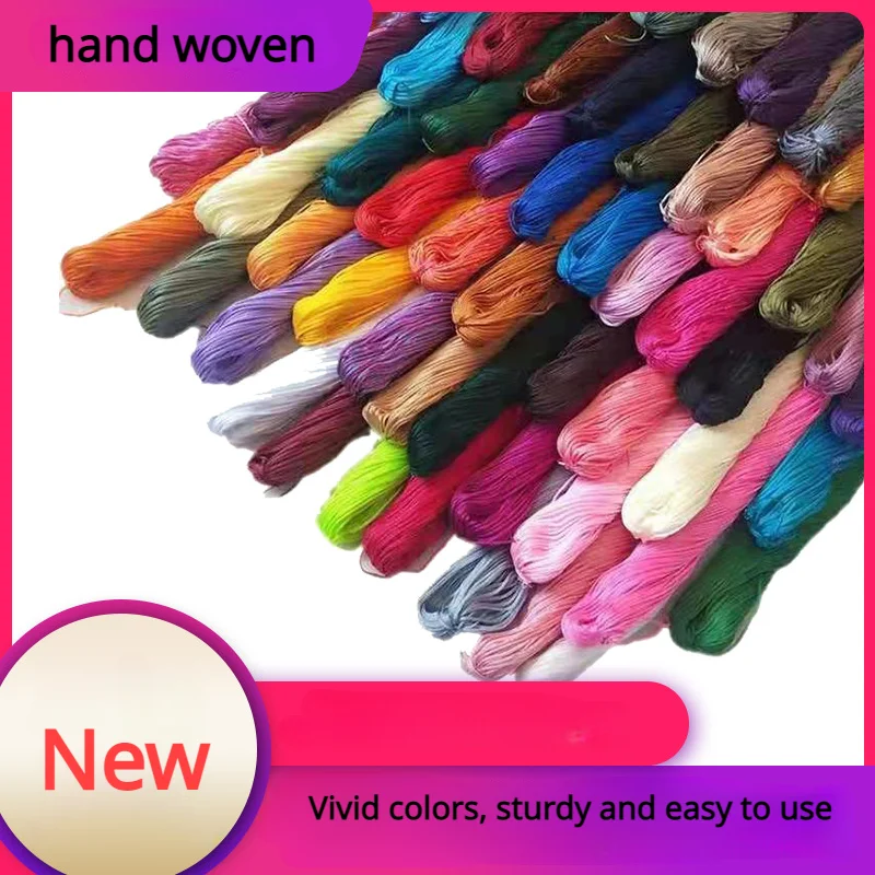 5Pcs New Bright Hollow Ice Silk Thread Summer Sun Hat Hand Braided Yarn Diy Hook Bag Cushion Nylon Yarn for Knitting 80-90M Wool